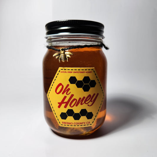 Orange Blossom Raw Honey 1.5 lbs